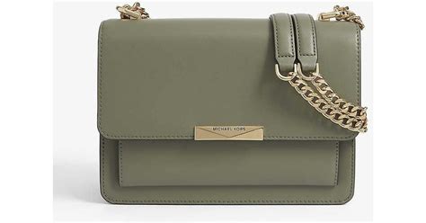 michael michael kors jade large leather crossbody